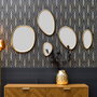 Home Deco Factory JGO. 5 ESPEJOS FORMA ORGÁNICA