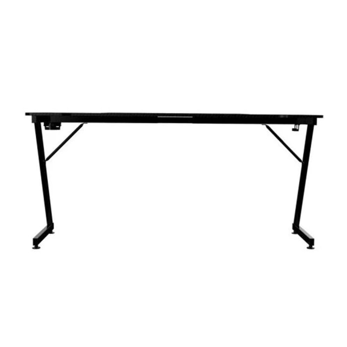Mars Gaming Bureau Ergo MGD-X160 160x60 cm avec tapis XXL incluse, structure acier, capacité 100 kg, noir