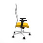 Piqueras y Crespo Chaise de Bureau Albacete Jaune et Blanc