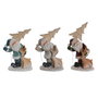 Décorations de Noël DKD Home Decor Résine (18 x 11 x 23,5 cm) (3 Unités)