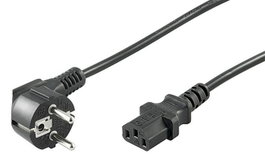 MicroConnect Cordon d'alimentation Schuko coudé C13, 0,5 m