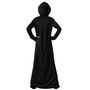 Déguisement Squelette Combinaison avec Capuche pour Enfant 5-6 Ans Unisexe - Idéal Halloween, Noir, Polyester