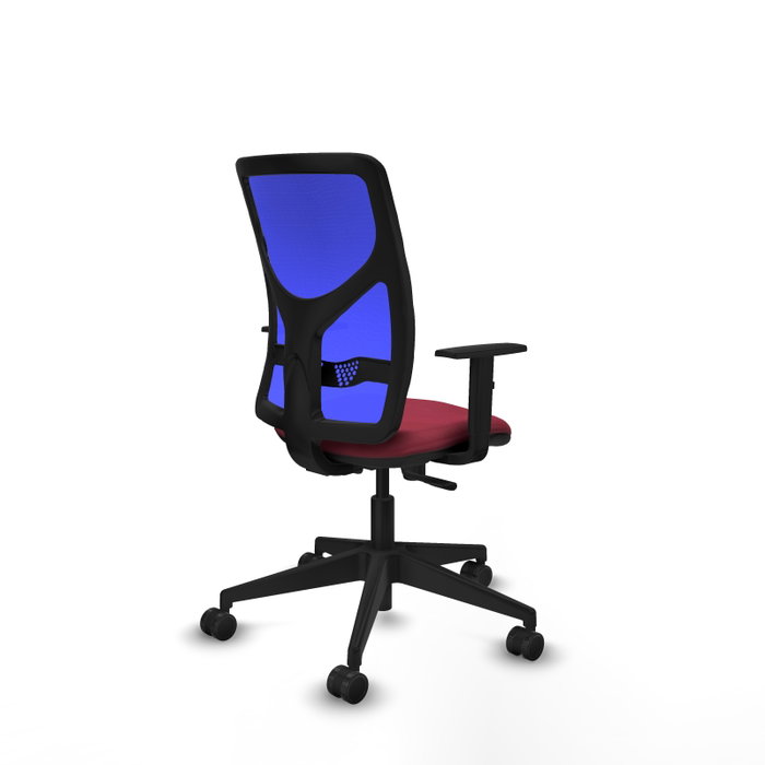 PIQUERAS Y CRESPO Chaise Motilla Synchro Bordeaux et Bleu