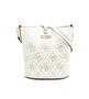 Guess Amara Sac à main en textile Blanc
