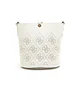Guess Amara Sac à main en textile Blanc