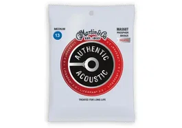 MARTIN Jeu de cordes acoustique Authentic Lifespan® 2.0 Phosphor Bronze 92/8 Medium 13-56