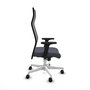Piqueras y Crespo Chaise de Bureau Albacete Gris foncé et Noir