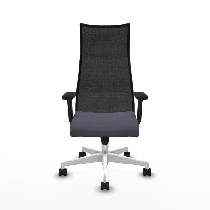 Piqueras y Crespo Chaise de Bureau Albacete Gris foncé et Noir