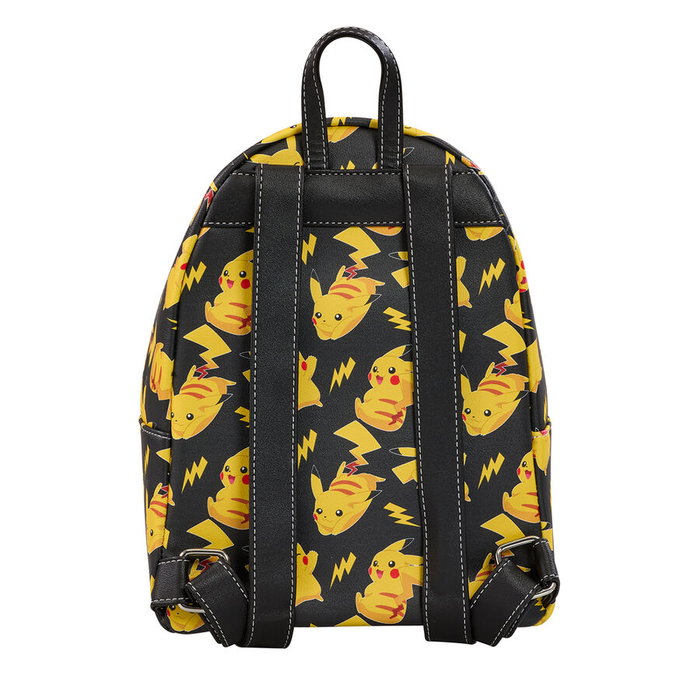 LOUNGEFLY Sac à dos Pikachu Pokémon 26 cm - Dimensions : 22,86 x 11,43 x 26,67 cm
