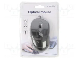 GEMBIRD MUS-6B-01 Souris Optique Noire