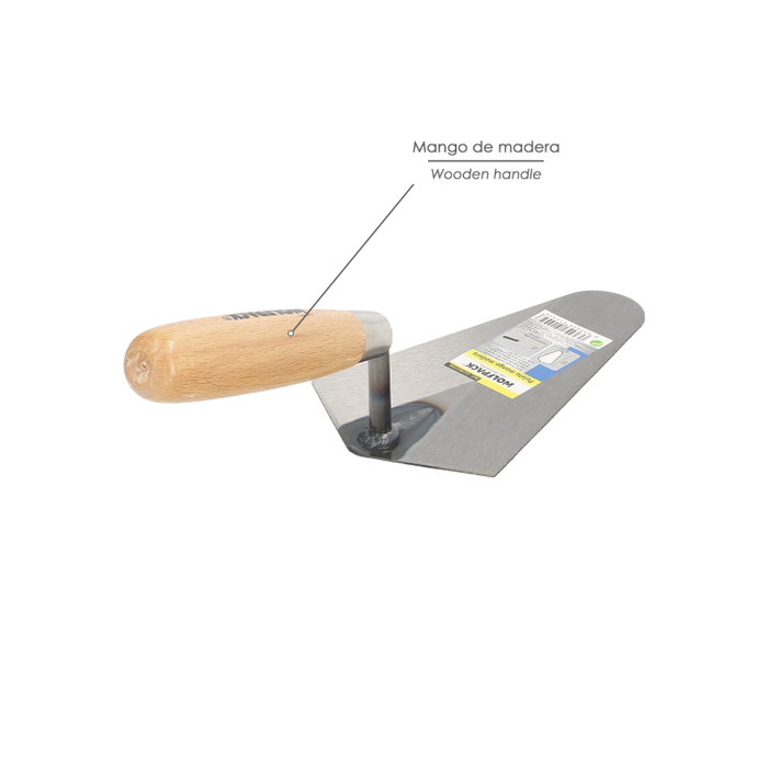 WOLFPACK LINEA PROFESIONAL Truelle Maurer 348 manche bois 160 mm