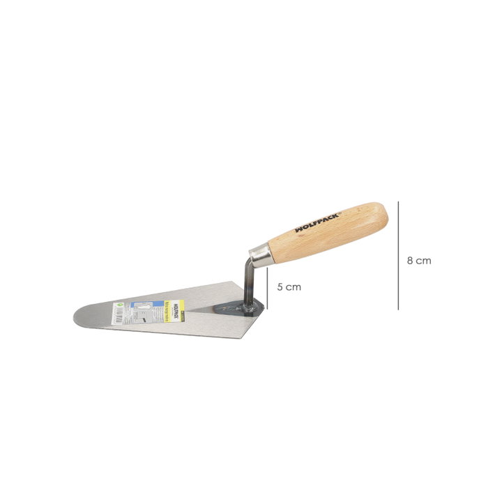 WOLFPACK LINEA PROFESIONAL Truelle Maurer 348 manche bois 160 mm