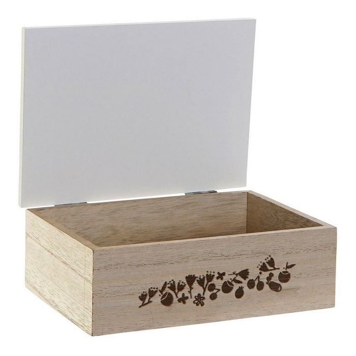 Set de boîtes décoratives DKD Home Decor Bois MDF (17 x 12 x 6 cm)