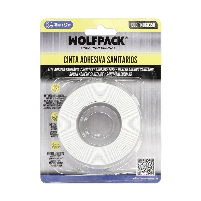 WOLFPACK LINEA PROFESIONAL Ruban adhésif pour sanitaires 38 mm x 3,2 m