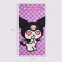 Cerdá Toalla microfibra hello kitty 70 x 140 cm - Serviette de bain pour enfant, violette