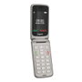 Gigaset GL595 Téléphone Mobile Senior Gris Titanium avec Bouton SOS, Écran 2.8", Bluetooth, USB-C, IP44