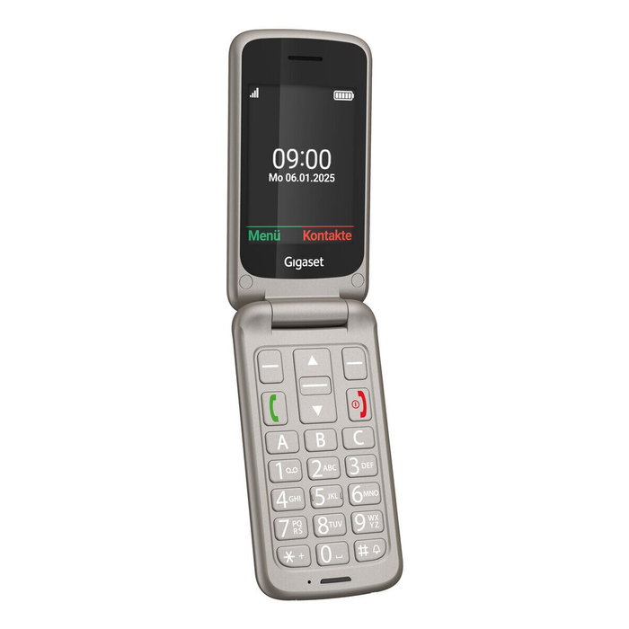 Téléphone portable pour personnes âgées Gigaset S30853-H1231-R102 Gris 2,8"