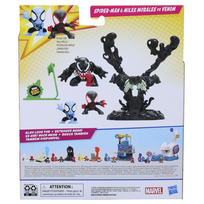 Hasbro Marvel Stunt Squad Set de Jeu Spider-Man vs Venom avec Miles Morales