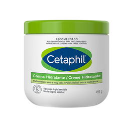 Cetaphil Crème Hydratante Intense et Durable 453g pour Peaux Sèches et Sensibles, Réparatrice, Non Comédogène