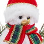 BigBuy Home Décoration de Noël Bonhomme de Neige Multicolore