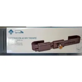 HTC Equipement - Cadenas pour conteneur en acier trempé - Sécurisation des conteneurs, remorques, fourgons et box de stockage