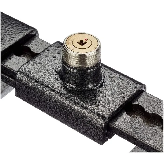 HTC Equipement - Cadenas pour conteneur en acier trempé - Sécurisation des conteneurs, remorques, fourgons et box de stockage