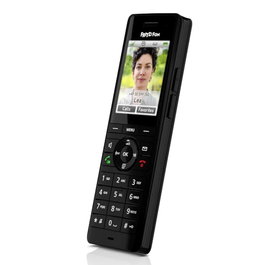 Fritz! Fon X6 20003009 Téléphone DECT sans fil, écran couleur 2,4 pouces, haut-parleur HD, mains libres, noir
