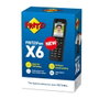 Fritz! Fon X6 20003009 Téléphone DECT sans fil, écran couleur 2,4 pouces, haut-parleur HD, mains libres, noir
