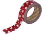 Innspiro Cinta masking tape Washi rouge étoiles série Metal 15mm x 10m