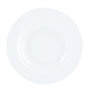 Quid Assiette creuse en porcelaine Basic 21,5 cm Blanc - Lot de 12 - Compatible micro-ondes et lave-vaisselle