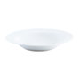 Quid Assiette creuse en porcelaine Basic 21,5 cm Blanc - Lot de 12 - Compatible micro-ondes et lave-vaisselle