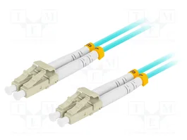 LANBERG Patch cord en fibre optique OM3 LC/UPC 0,5m
