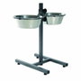 Trixie Mangeoire pour chiens Double 2,8 L avec Support Réglable