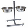 Trixie Mangeoire pour chiens Double 2,8 L avec Support Réglable