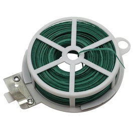 Riegolux Fil de fer plastifié vert 100 m