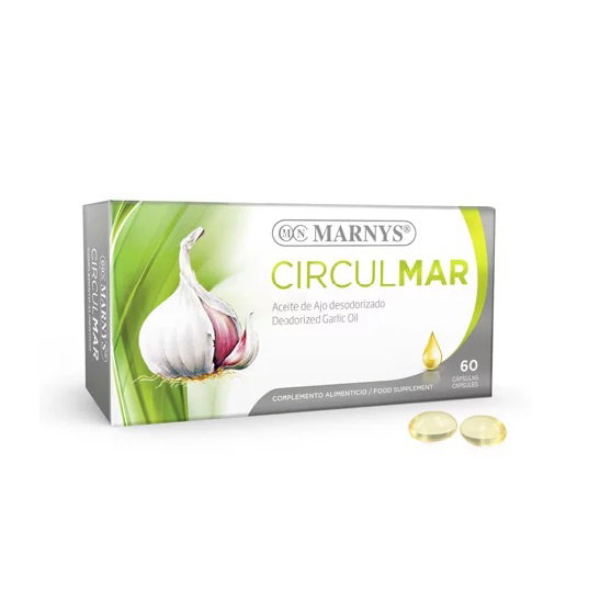 MARNYS Circulmar (Huile d'ail) 60 perles MARNYS Circulmar (Huile d'ail) 60 perles