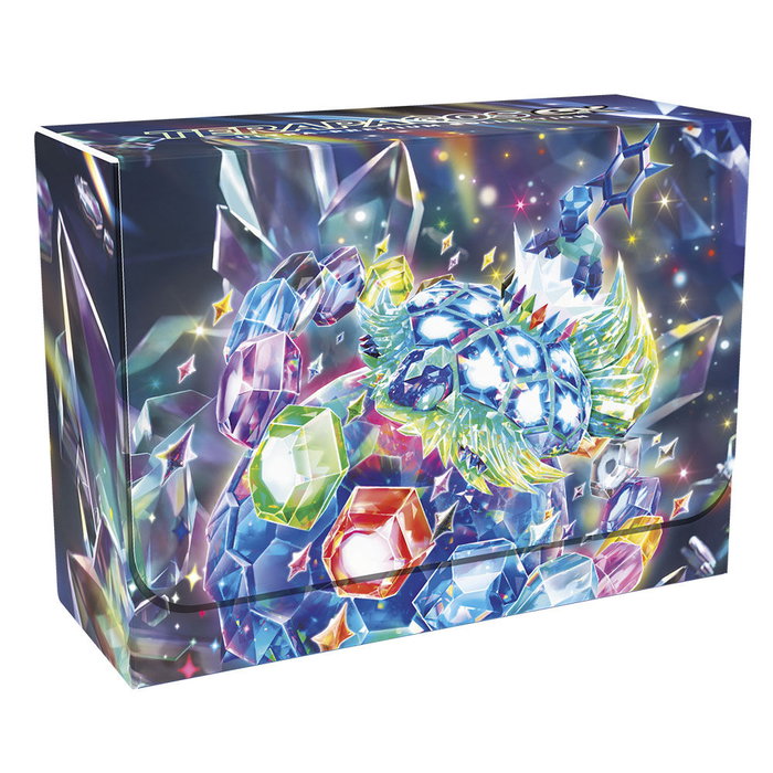 Pokémon - Étui de cartes Terapagos Ultra Premium en espagnol - Avec 18 paquets, cartes promo, tapis et code Pokémon Live