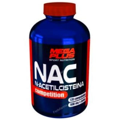 MEGA PLUS NAC (N-ACÉTYLCYSTÉINE) 600 mg 120 comprimés MEGA PLUS NAC (N-ACÉTYLCYSTÉINE) 600 mg 120 comprimés