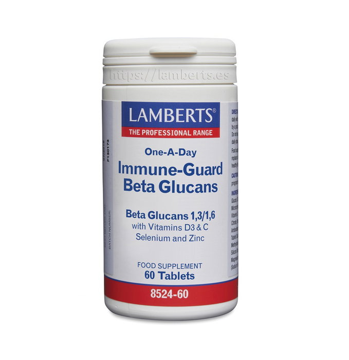 LAMBERTS Immune Guard Bêta-glucanes 60 comprimés