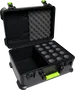 SBG Estuche De Transporte De Polietileno Para 15 Micrófonos - SBG Malette en Polyéthylène pour 15 Microphones avec Cadenas TSA
