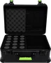 SBG Estuche De Transporte De Polietileno Para 15 Micrófonos - SBG Malette en Polyéthylène pour 15 Microphones avec Cadenas TSA