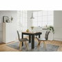 Table OSLO Rectangulaire 4 personnes - Noir / Chêne artisan