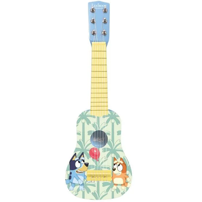 Lexibook Ma Première Guitare Bluey en bois - Guitare enfant 53 cm avec guide d'apprentissage, accordable Lexibook Ma Première Guitare Bluey en bois - Guitare enfant 53 cm avec guide d'apprentissage, accordable
