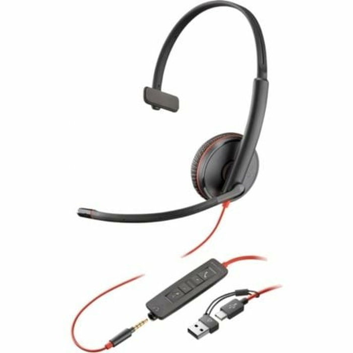 Poly Casque mono Blackwire 3215 avec connecteur USB-C - Noir (8X227A6)