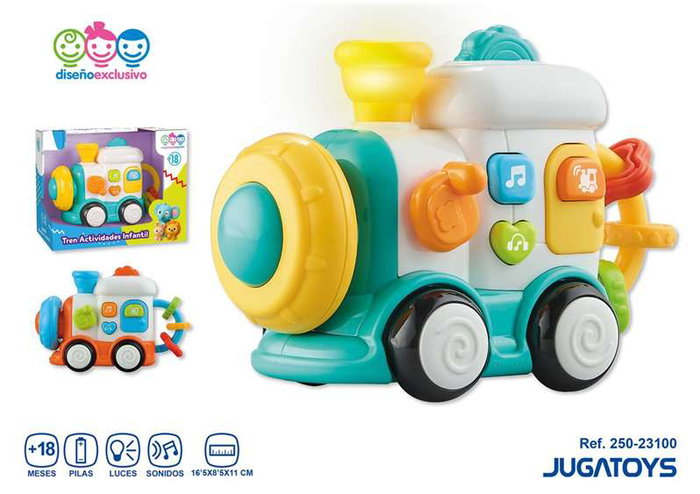 Jugatoys - misprimerosjuguetes Tren d'activités pour enfants avec sons - Modèles surtidos