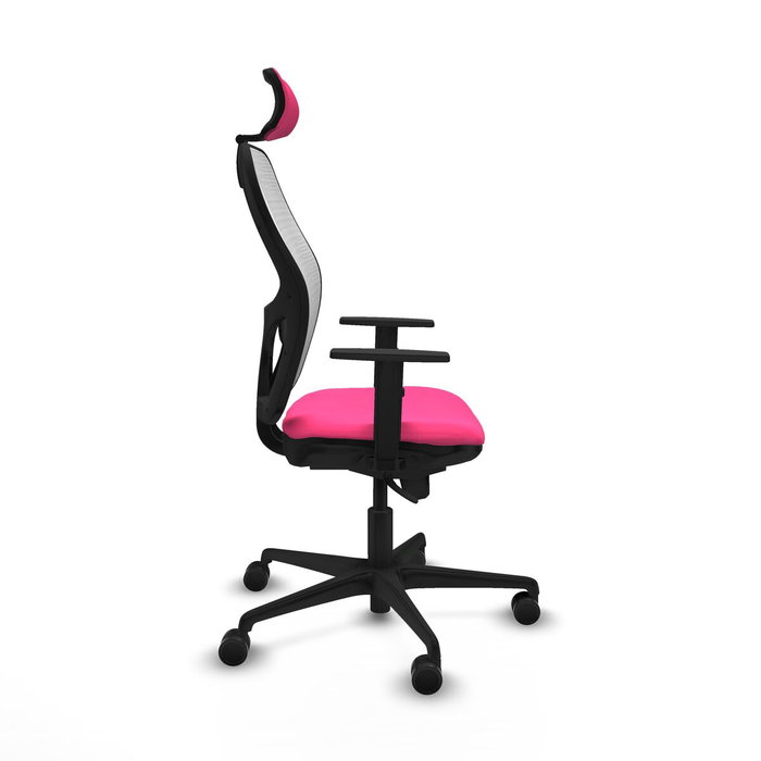 Piqueras y Crespo Chaise de Bureau avec Appui-tête Jorquera 1D036N2 Rose