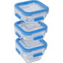 EMSA Clip & Close Boîte de conservation en verre 0,18 L (Lot de 3)