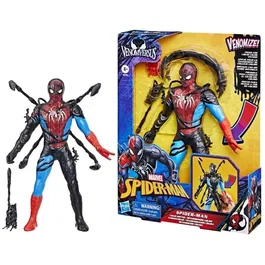 Hasbro Marvel Spider-Man VenomVersus - Figurine Spider-Man Métamorphose liquide de 28 cm avec accessoires - Jouet de super-héros pour enfant dès 4 ans