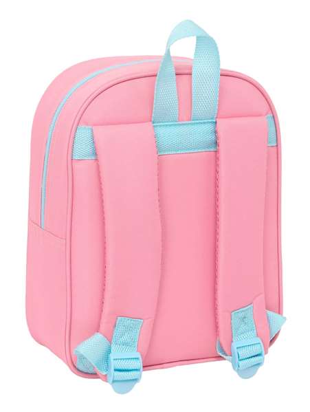 Safta Mochila garderie adaptée poussette Peppa Pig 22x27x10 cm - Sac à dos enfant 3 ans