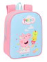 Safta Mochila garderie adaptée poussette Peppa Pig 22x27x10 cm - Sac à dos enfant 3 ans